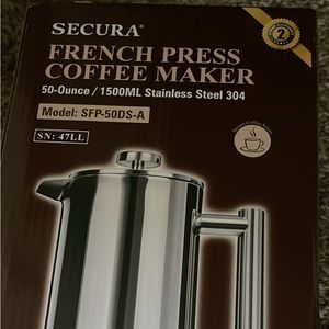 Brand new French press